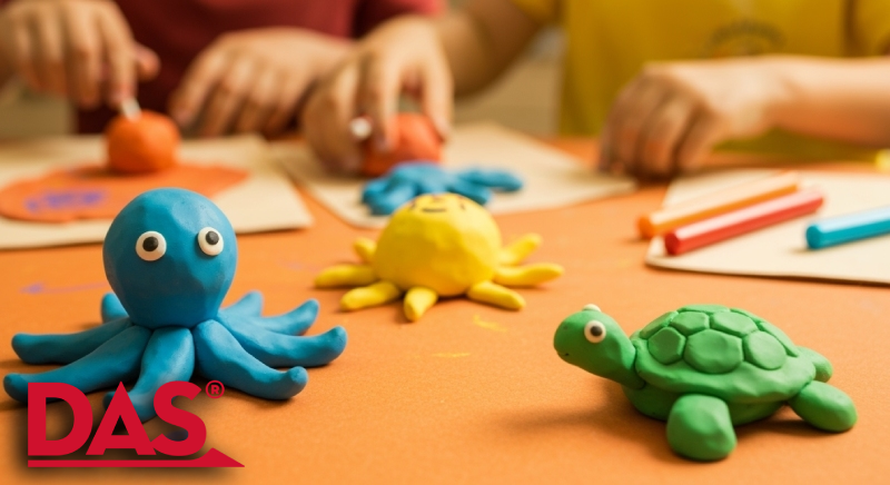 animals made of das clay