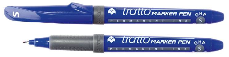Decay racket disinfectant Pens: Tratto Marker Pen OHP S Blue