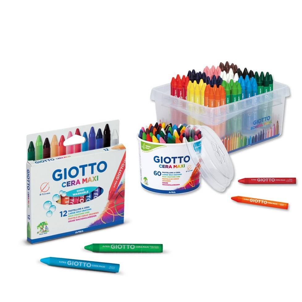 Wax crayons: Giotto Cera Maxi Crayons