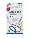 Giotto Turbo Glitter Μαρκαδόροι 8τμχ