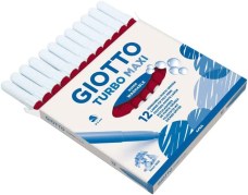 Giotto Turbo Maxi Μαρκαδόρος Κόκκινο Carmine